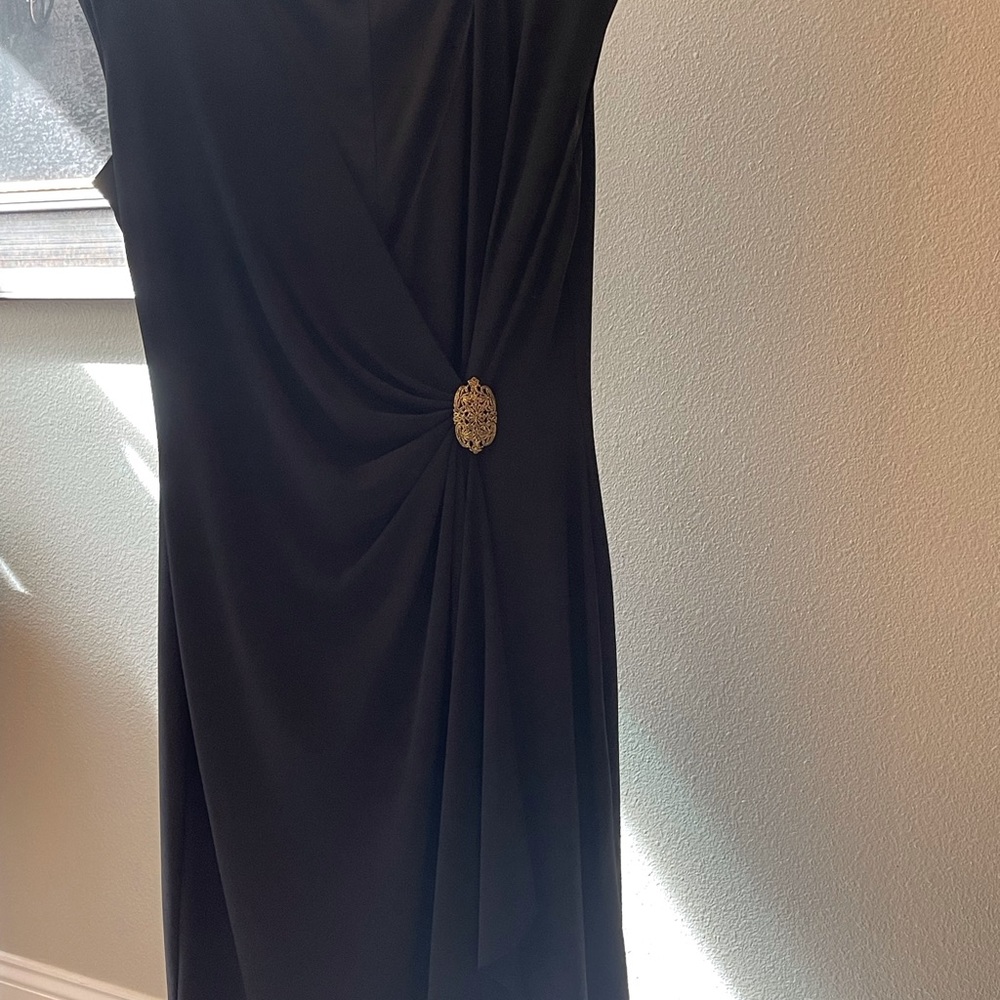 LAUREN BY RALPH LAUREN BLACK ESSENTIALS DRESS SIZE 14